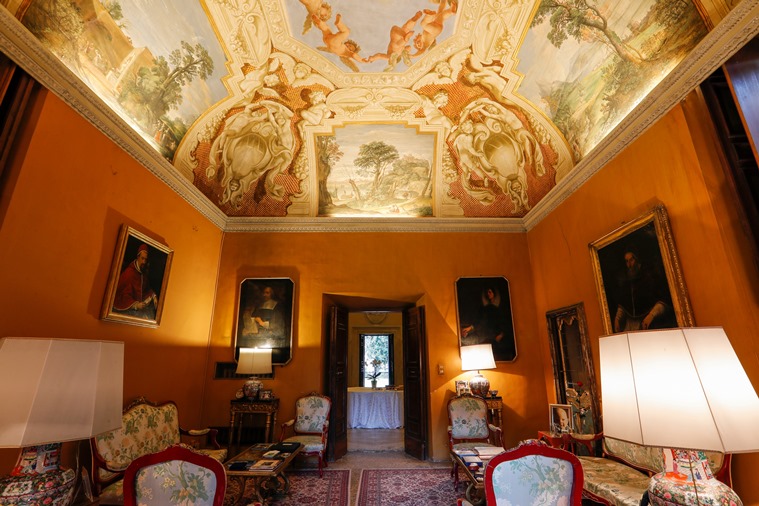 Caravaggio, Fresko von Caravaggio, Fresko von Caravaggio Italien Haus