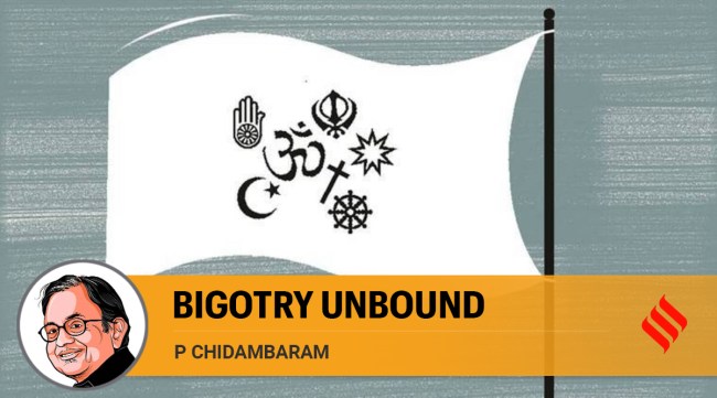 Muslims, Christians and Sikhs are as much Indians as the Hindus. They have a right to practise their religion and, if you have read Article 25 of the Constitution, the right to propagate their religion.