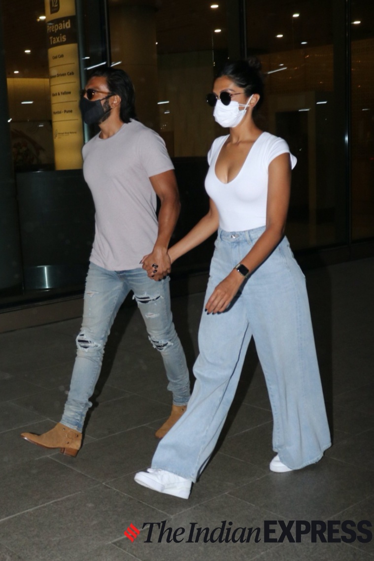 Ranveer Singh And Deepika Padukone Complement Each Other At Airport