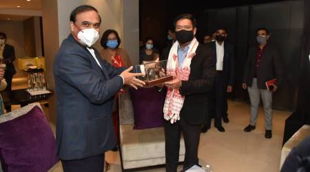 Assam, Meghalaya, Nagaland, Arunachal Pradesh, Assam Chief Minister Himanta Biswa Sarma, Pema Khandu, Nagaland Chief Minister Neiphiu Rio, illegal encroachment, indian express