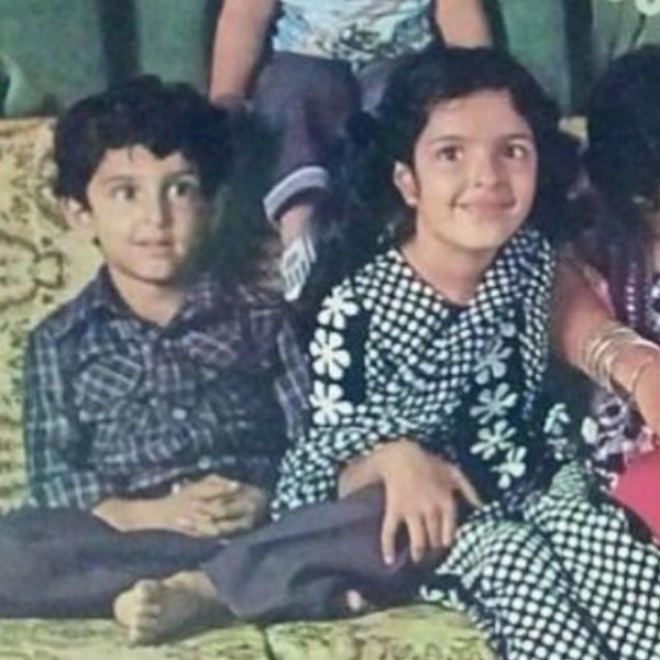 Hrithik with his sister Sunaina Roshan