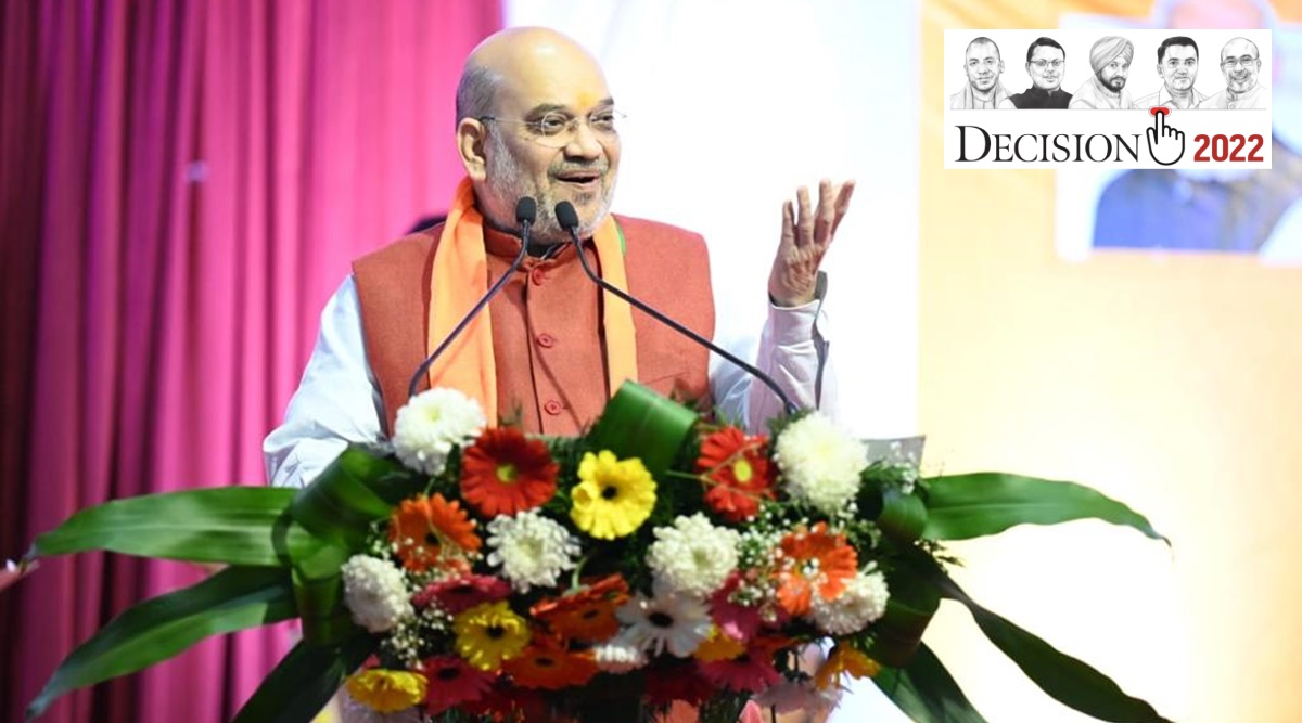 Union Home Minister Amit Shah addressed rallies in Ponda and Sanvordem. Pic courtesy: Goa BJP.