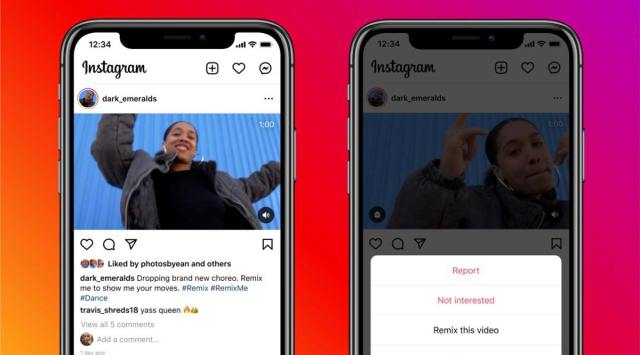 Instagram will now let users ‘Remix’ any video on Reels | Technology ...