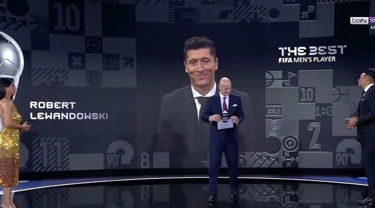 Lewandowski gana la votación de mejor jugador de la FIFA por delante de Messi y Salah