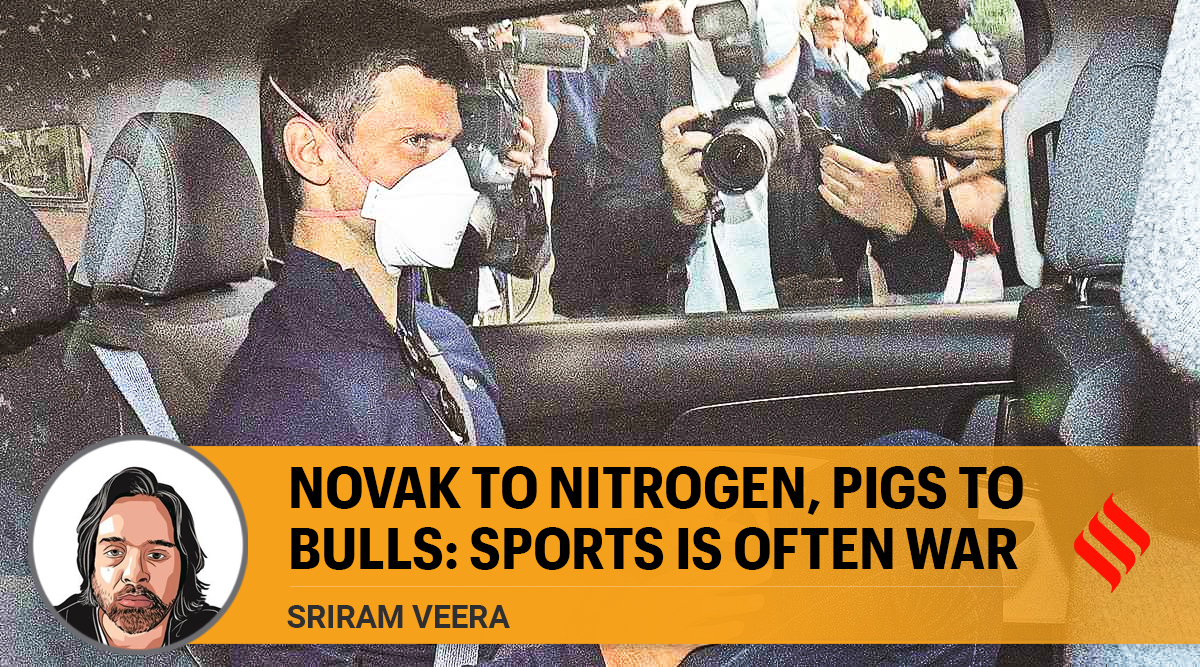 Stickstoff Novak, vom Schwein bis zum Bullen: Sport ist oft Krieg