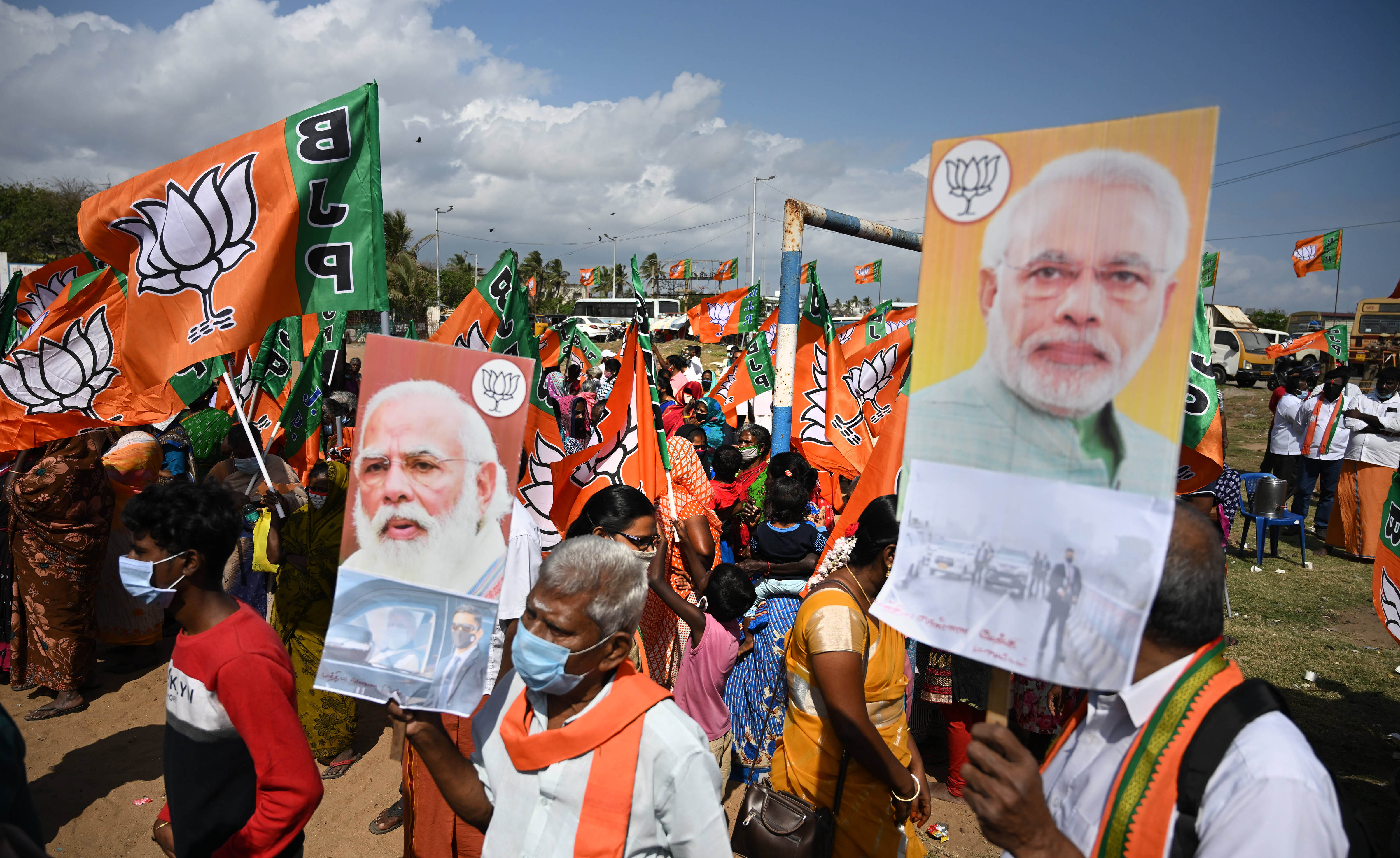 Tamil Nadu Bjp Protests Against Security Breach During Pms Visit Chennai News