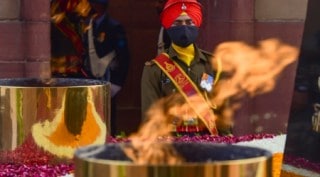50-year-old Amar Jawan Jyoti merged with eternal flame at National War Memorial