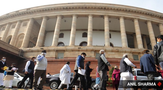 Many Congress leaders are not hopeful of the Opposition putting up a united front unlike the last Budget Session when they joined hands to boycott the President’s address over the farmers' protests and raised the issue in both Houses unitedly. (Express photo by Anil Sharma)