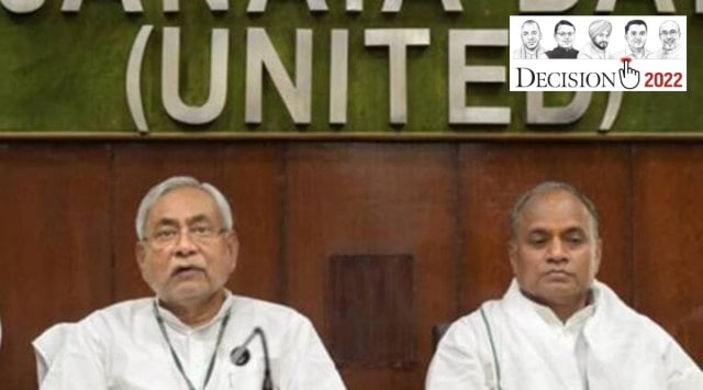 RCP Singh (right) with Bihar CM Nitish Kumar (File photo)