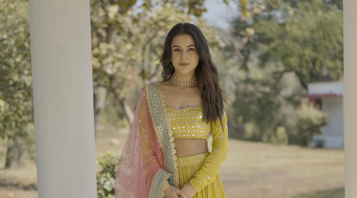 Shehnaaz Gill looks dreamy in yellow lehenga set (pictures inside) |  Lifestyle News,The Indian Express