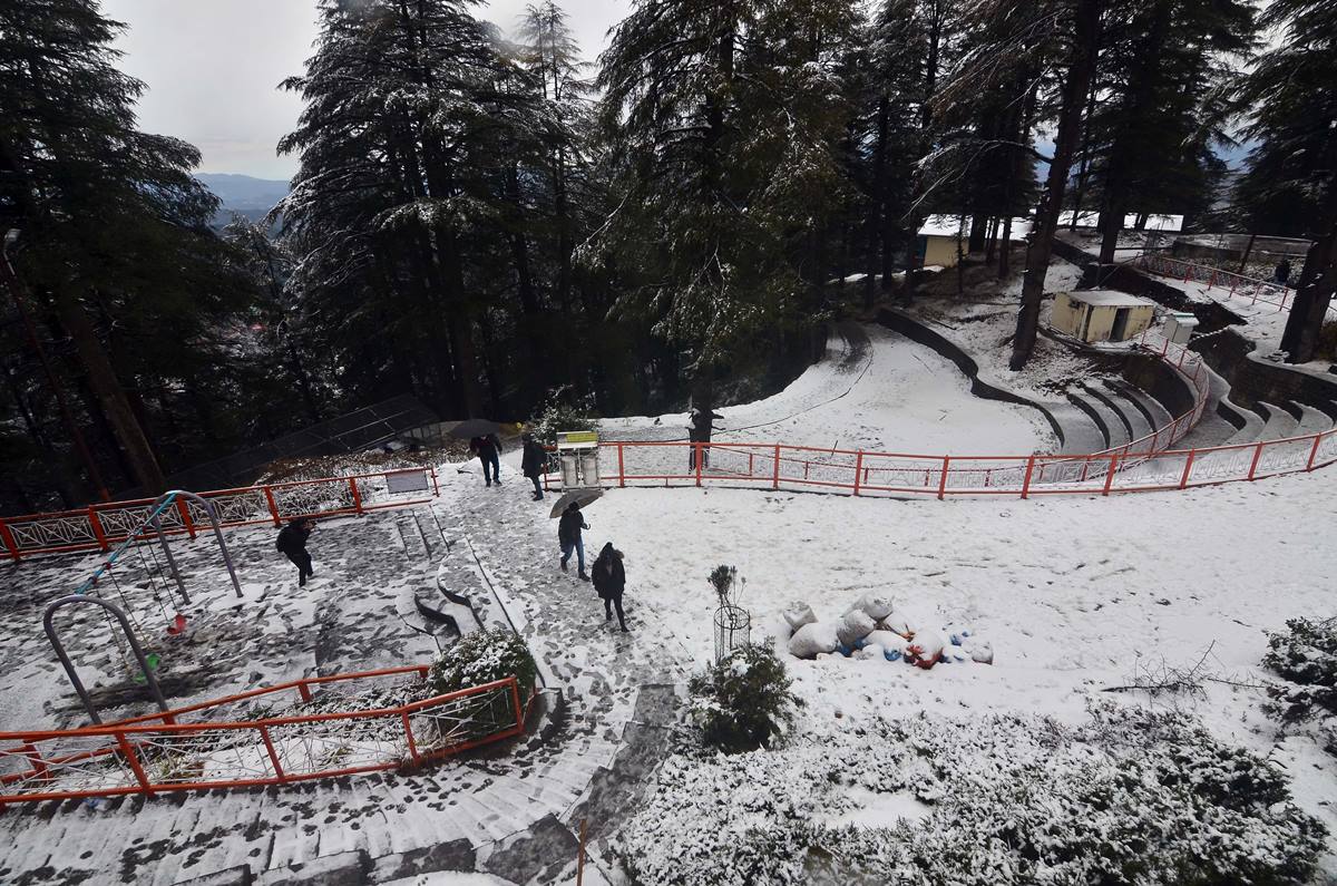 Shimla gets season’s first snowfall, cold wave persists in parts of