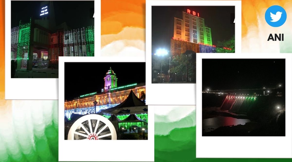 Republic day decorations 2022, 73rd Republic Day decorations, Indian Express