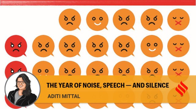 The silence of our elected leaders who have not said one word to condemn the hate speech and the riots, the silent acquiescence of our police forces as they lathi-charge people who demand action against hate, instead of the ones who spread it. (Illustration: C R Sasikumar)