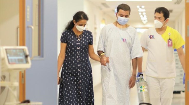 Nair, hailing from Kerala, was shifted to a general room in the hospital less than a month ago. For over five months, he was in the ICU on a life-support system.
(Photo: VPS)