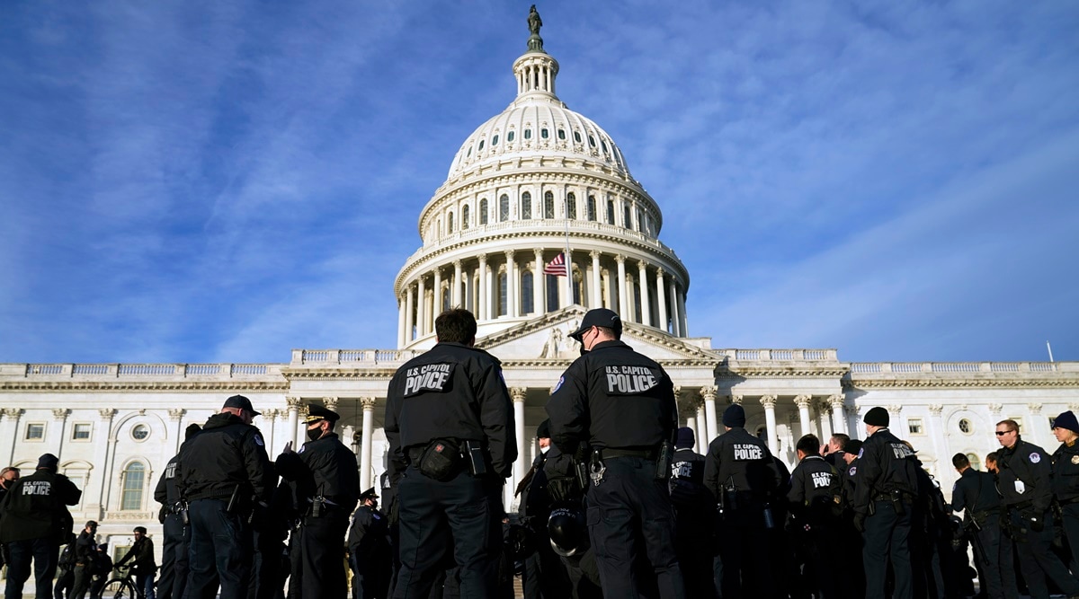 Joe Biden calls Trump threat to democracy on anniversary of Capitol ...