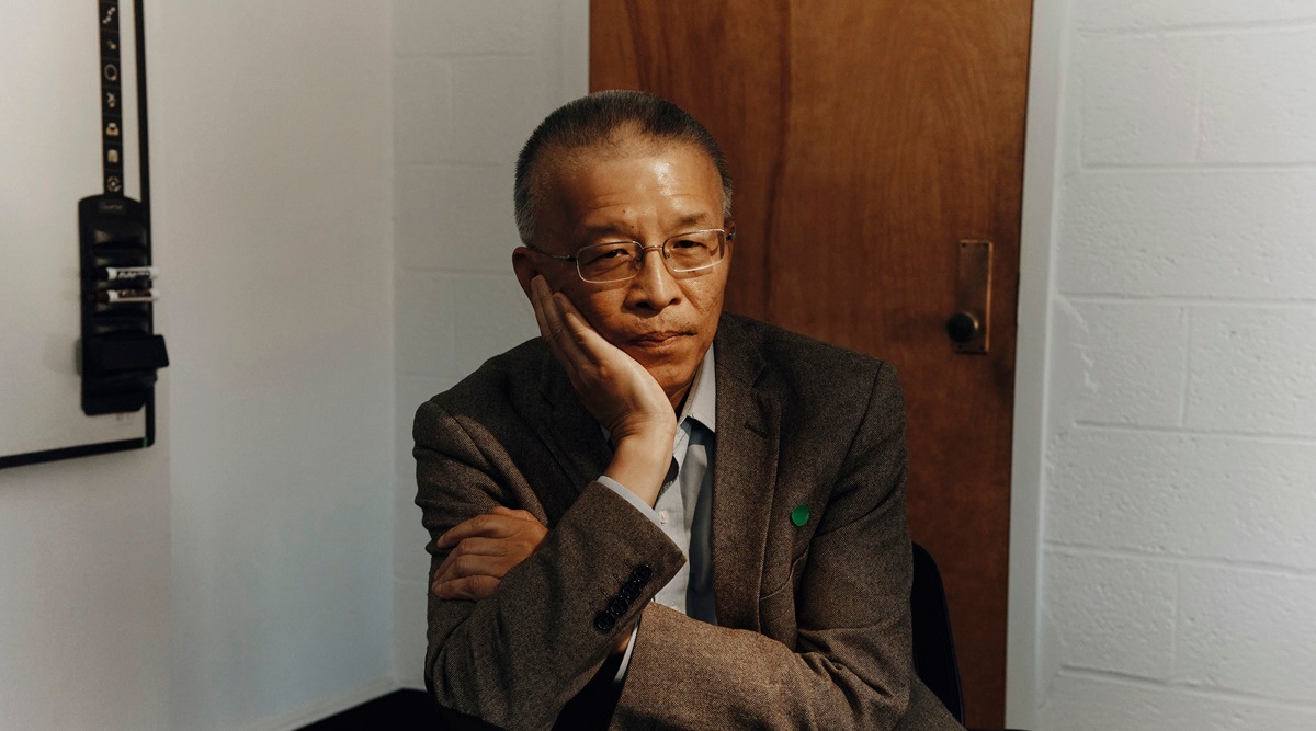 Gang Chen in his office at the Massachusetts Instutute of Technology in Cambridge, Mass., on Saturday, Jan. 22, 2022. (Tony Luong/The New York Times)