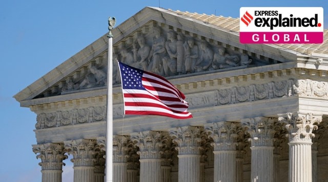 An American flag waves in front of the Supreme Court building on Capitol Hill in Washington, on Nov. 2, 2020. (AP Photo/Patrick Semansky, File)