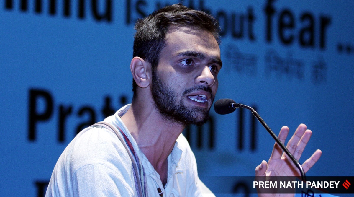 Former JNU student Umar Khalid (Express photo by Prem Nath Pandey)