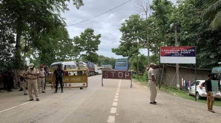 Eviction drive along Assam-Nagaland border turns tense, police resort to ‘mild force’