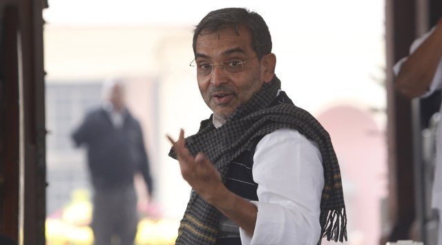 JD(U) parliamentary board chairman Upendra Kushwaha. (Express file photo by Anil Sharma)
