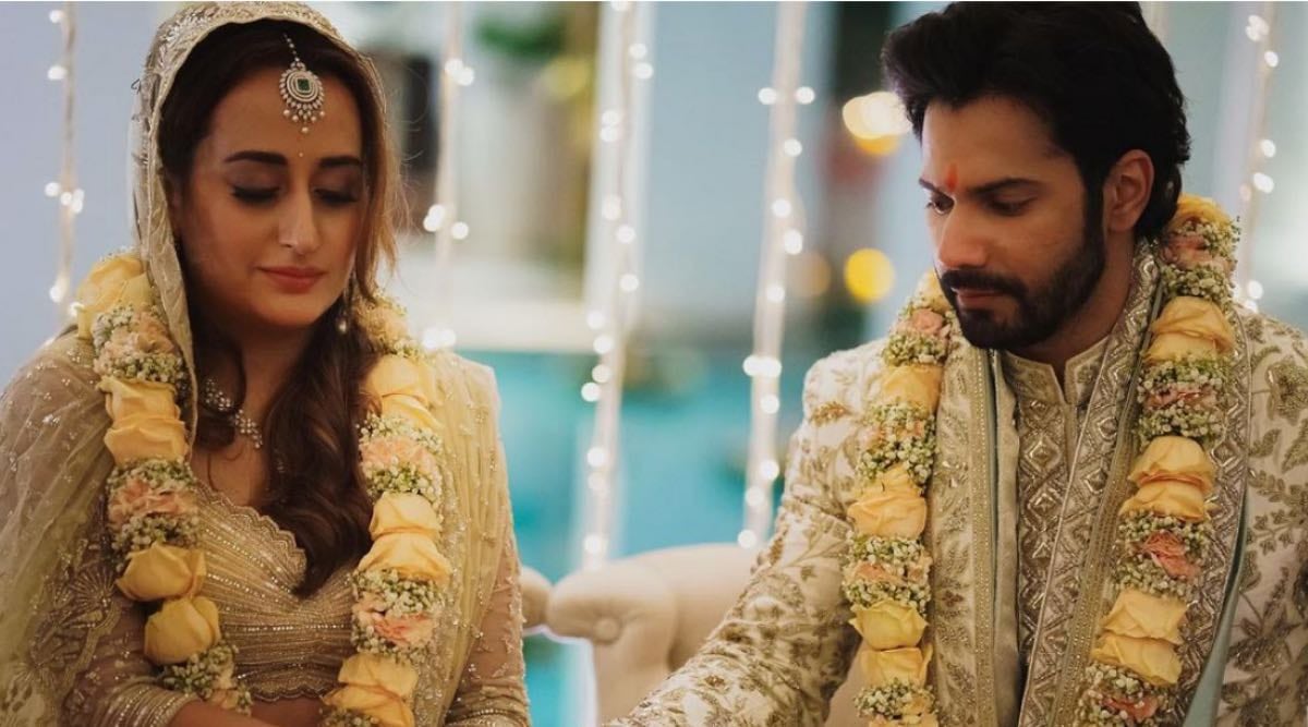 1200px x 667px - Varun Dhawan shares unseen wedding, haldi photos with Natasha Dalal on  first marriage anniversary | Entertainment News,The Indian Express