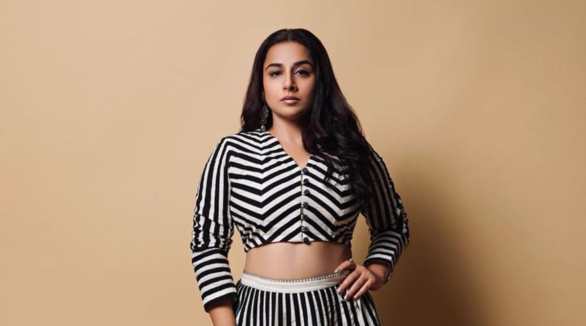 Vidya Balan experiments with black outfits, and the results are