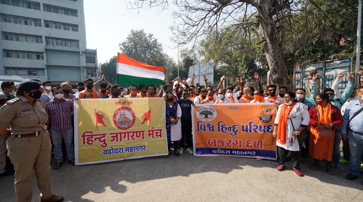 Kishan Boliya, a resident of Dhandhuka in Ahmedabad district, was shot dead by two bike-borne men on January 25 while he was travelling on a motorcycle. (Express Photo)