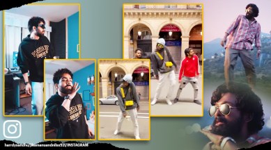 Pushpa The Rise, Pushpa trend, hook step, Srivalli, Dwayne Bravo, Hardik Pandya, Allu Arjun, indian express