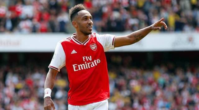 Pierre-Emerick Aubameyang has joined Barcelona on a free transfer after terminating his contract with Arsenal. (File)
