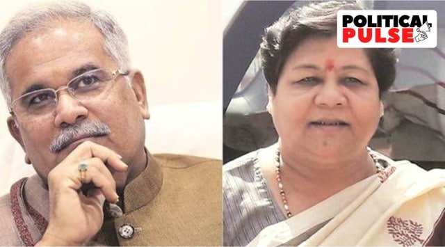 Chhattisgarh Chief Minister Bhupesh Baghel and Chhattisgarh Governor Anusuiya Uikey | File