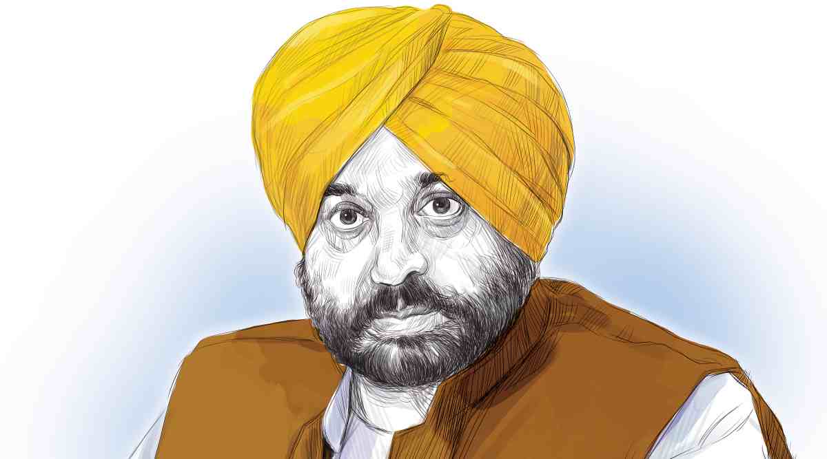 Bhagwant Singh Mann, Bhagwant Mann, Bhagwant Singh Mann AAP, Punjab Assembly elections 2022, Sunday Profile, Indian Express, India news, current affairs, Indian Express News Service, Express News Service, Express News, Indian Express India News