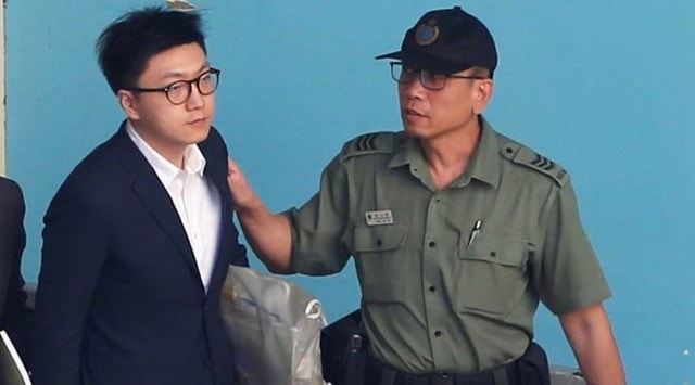 Initially sentenced to six years of imprisonment, Edward Leung had his sentence reduced by two years for good behavior, according to local media reports. (Reuters File)
