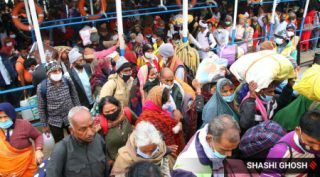 Covid norms go for a toss as devotees return from Gangasagar Mela