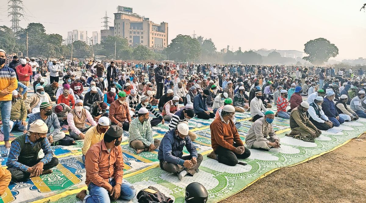 At namaz site in Gurgaon, call to take a pause amid rising Covid ...