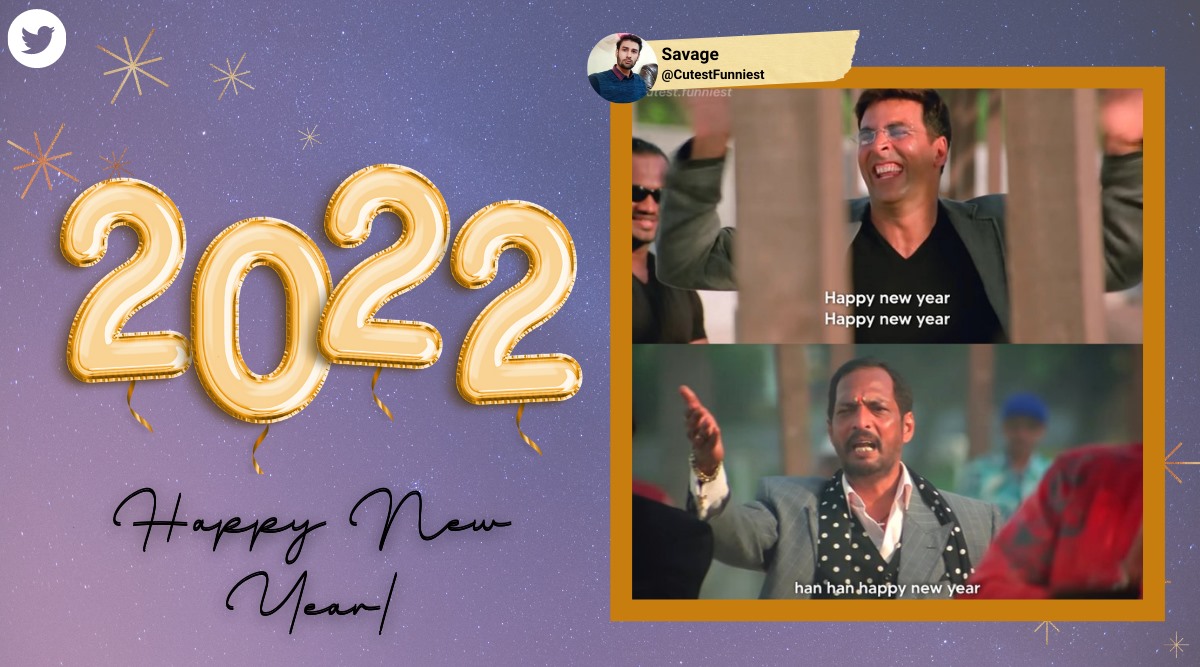 happy new year, happy new year 2022, 2022 happy new year memes, happy new year covid pandemic memes, indian express