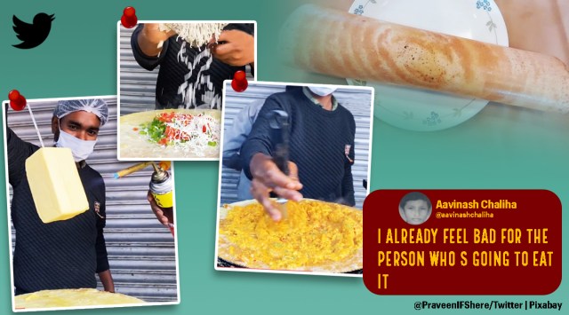 Matka Dose, Bizarre dosa, Dosa with mayonnaise, weird dosa recipe, Bizarre food, Indian Express