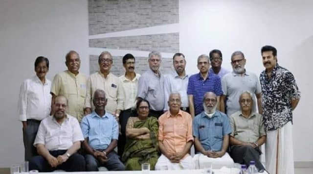 Mammooty with Maharajas college batchmates