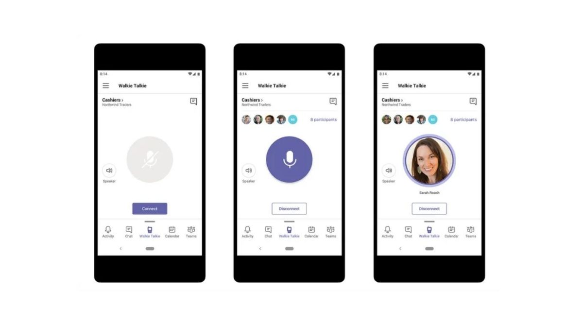 La función Walkie Talkie de Microsoft Teams ahora está disponible para todos los usuarios