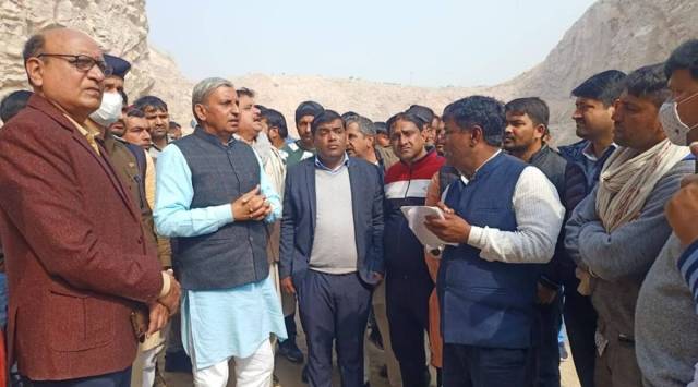 dadam mining landslide haryana