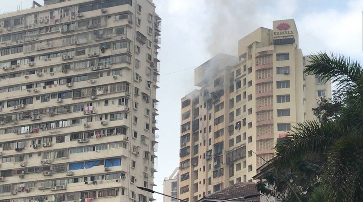 Mumbai fire, tardeo fire, grant road fire, Mumbai latest news, Mumbai building fire, Sachinam Heights fire, Brihanmumbai Electric Supply and Transport, indian express