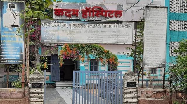 The hospital in Arvi city,  723 km from Mumbai, where the remains of foetuses were found. (Express Photo)