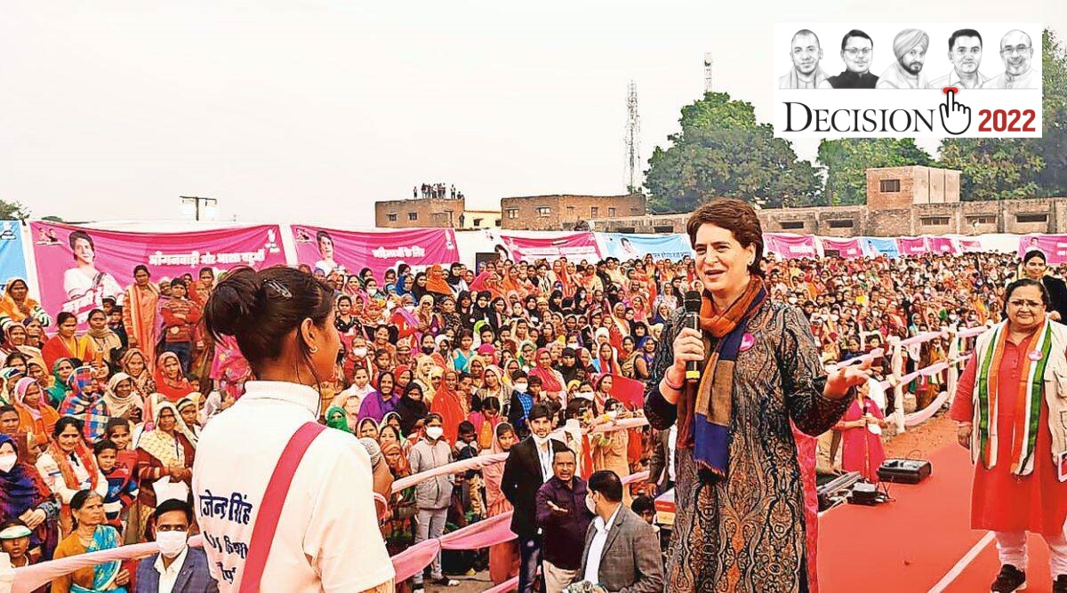 Priyanka Gandhi named 50 women candidates for the UP polls in a press conference. (File Photo/PTI)