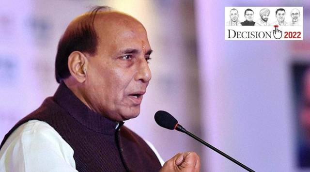 uttar pradesh assembly elections, UP assembly elections, Up polls, rajnath singh, BJP religious politics, india news