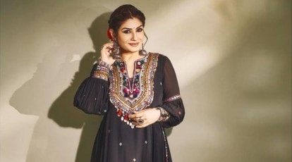 414px x 230px - Raveena Tandon loves to wear bling; these looks are proof | Lifestyle  News,The Indian Express