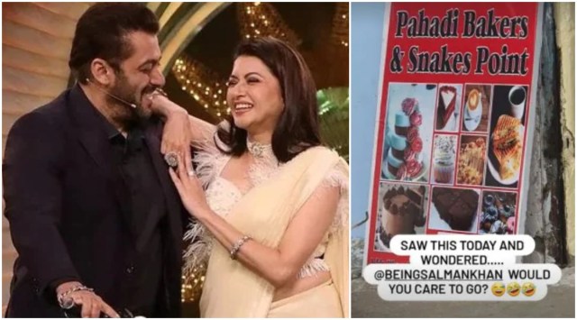 Salman Khan and Bhagyashree recently reunited on Bigg Boss 15: (Photo: Colors, Bhagyashree/Instagram)