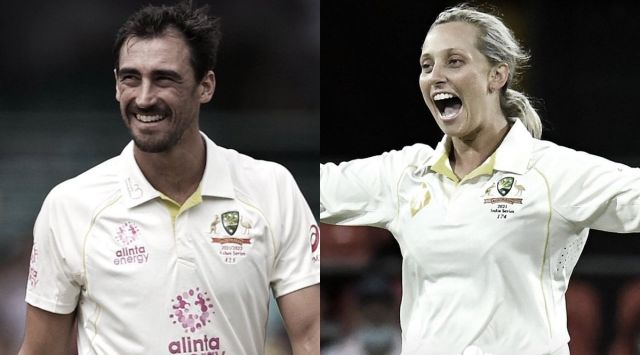 Starc (left) was honoured for his strong performance in all three formats of the game. Gardener also bagged the recognition for the first time. (File)