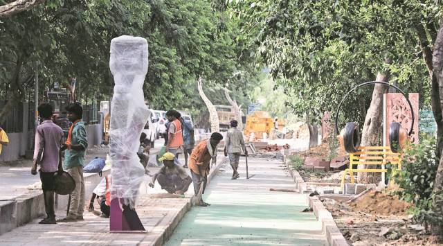 South Delhi, Delhi Public Works Department, Nelson Mandela Road, Nelson Mandela Road Delhi, redevelopment Delhi, Delhi news, Delhi city news, New Delhi, India news, Indian Express News Service, Express News Service, Express News, Indian Express India News
