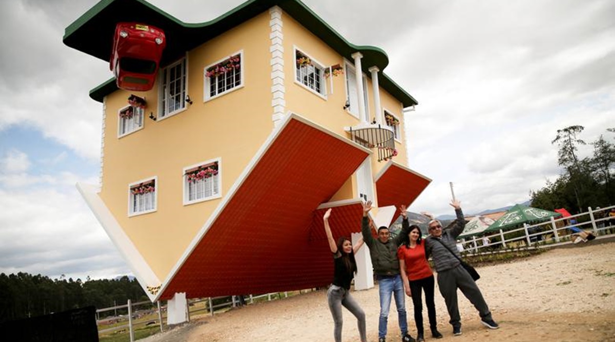 The curious case of the 'upside down' house; check out these ...