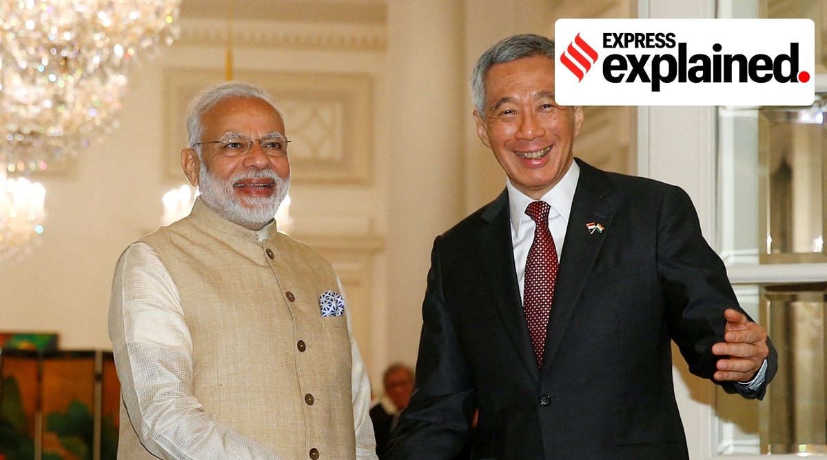 India's Prime Minister Narendra Modi meets Singapore's Prime Minister Lee Hsien Loong at the Istana in Singapore June 1, 2018 | Reuters/file