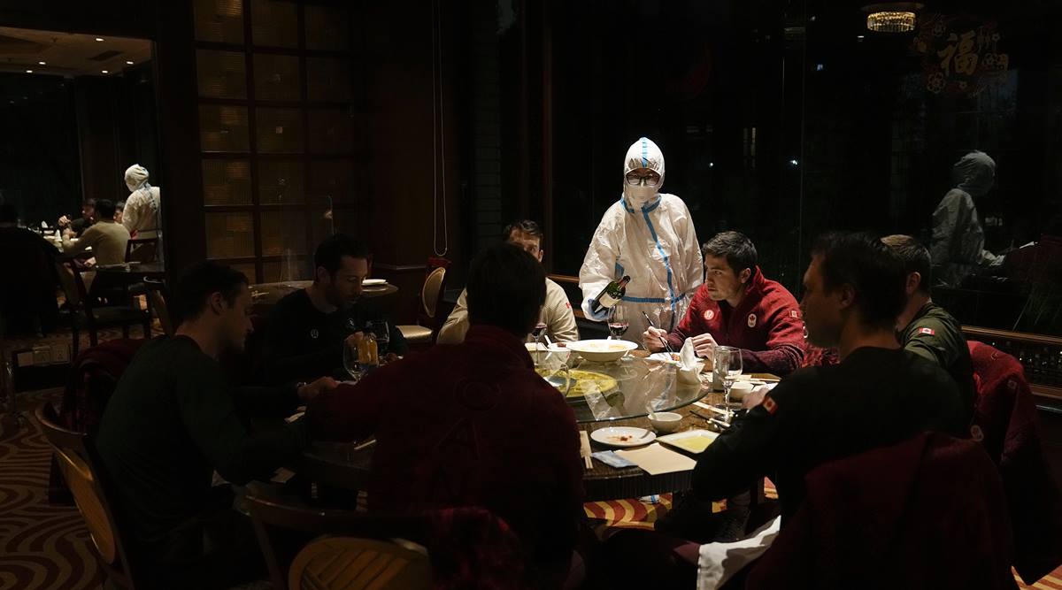 Red wine or white? At Olympic hotel, it comes in hazmat suit | Life-style  News - The Indian Express